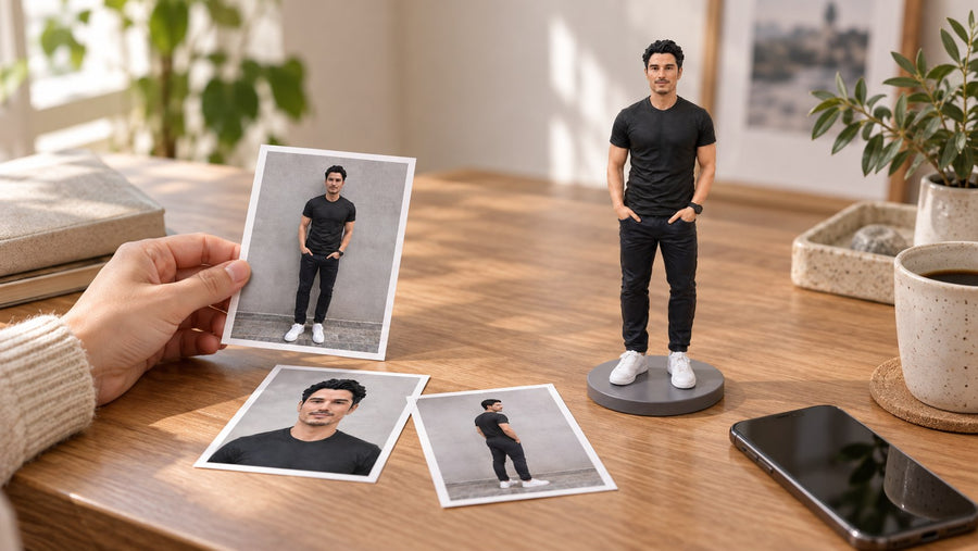 Geeignetes Referenzfoto für eine personalisierte 3D-Figur auswählen