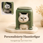 Personalisierte 3D Haustierfigur nach Foto – Handgefertigtes Hund & Katze Modell aus umweltfreundlichem Soft Clay
