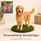 Personalisierte 3D Haustierfigur nach Foto – Handgefertigtes Hund & Katze Modell aus umweltfreundlichem Soft Clay