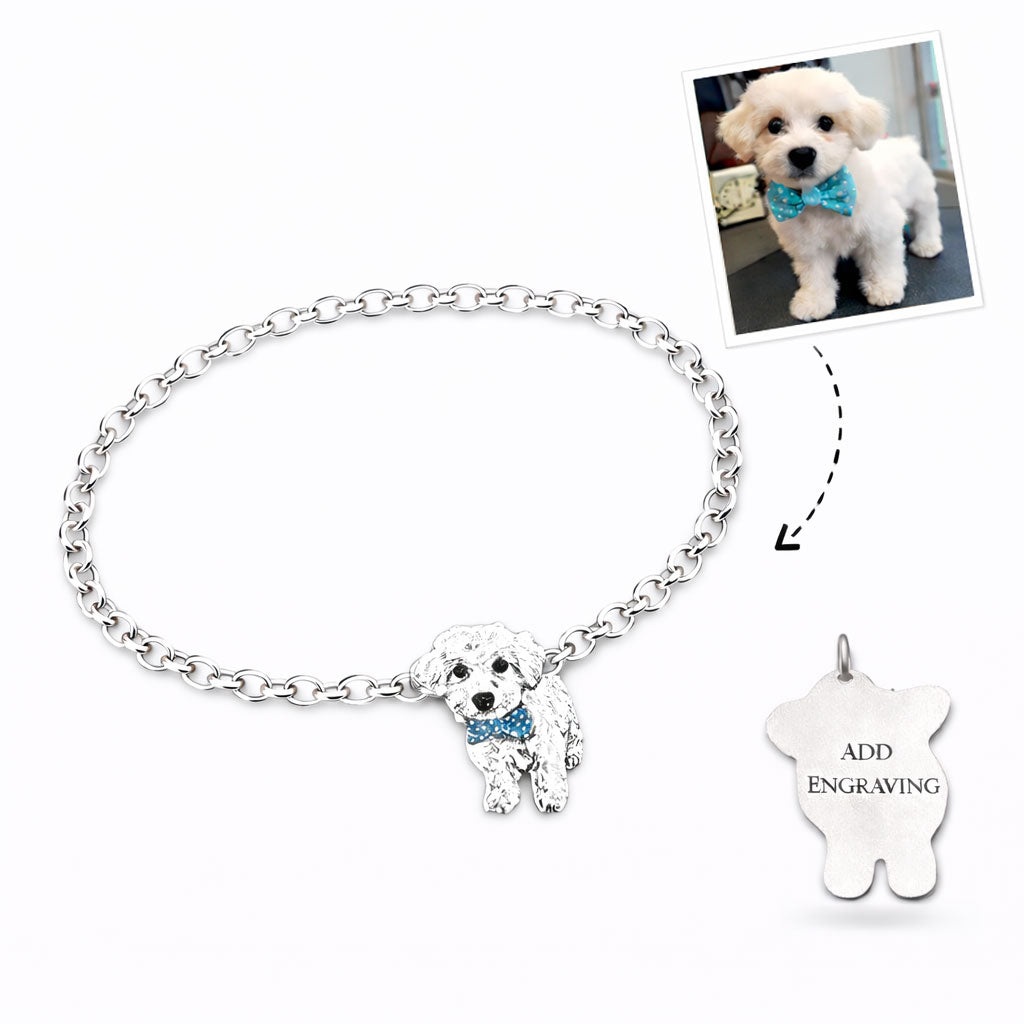 Personalisierte Foto Armband mit Gravur – Dezenter Erinnerungsschmuck für den Alltag