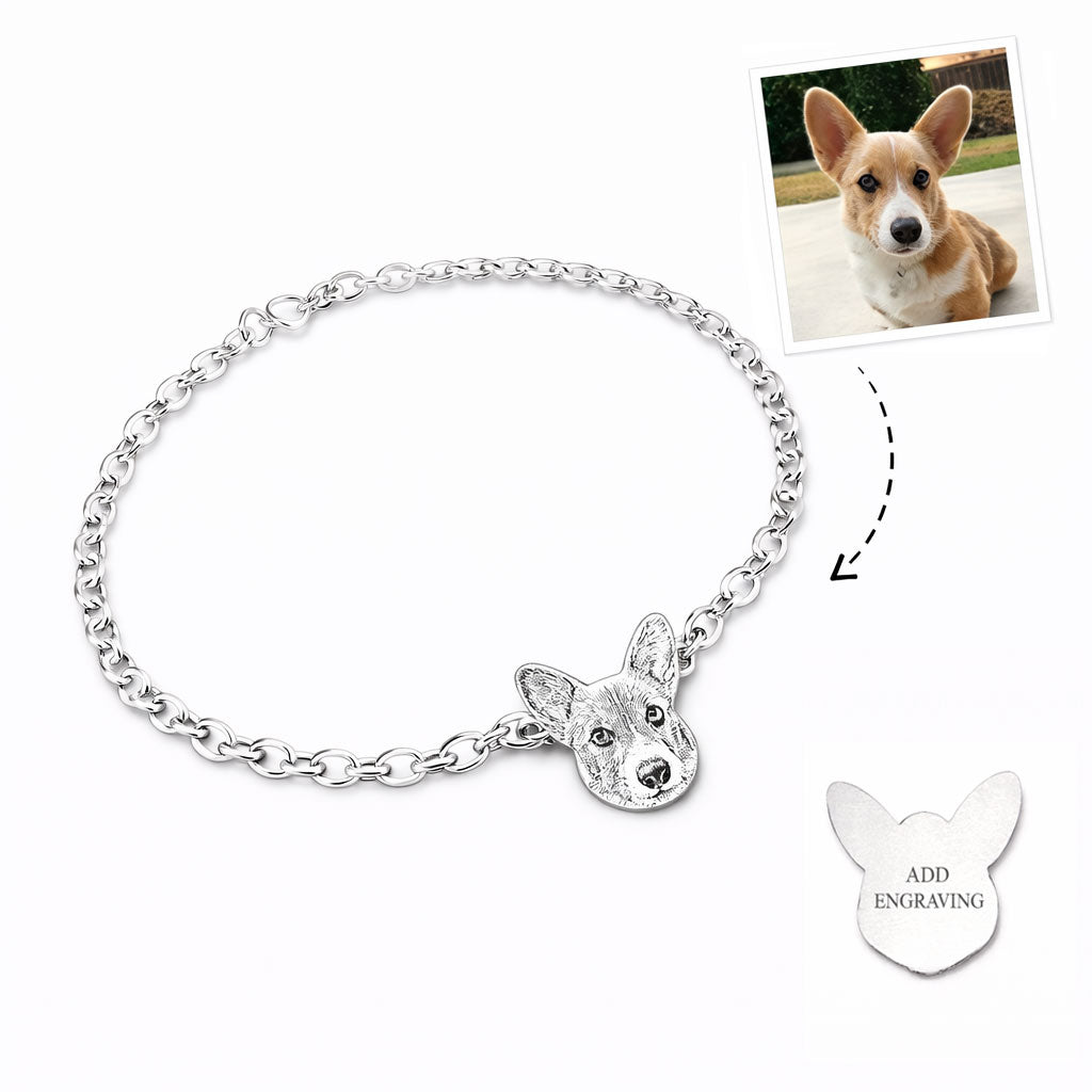 Personalisierte Foto Armband mit Gravur – Dezenter Erinnerungsschmuck für den Alltag