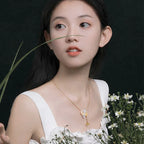 Beach floral necklace-1
