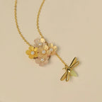 Handmade flower necklace for women-1