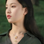 Summer floral necklace-1