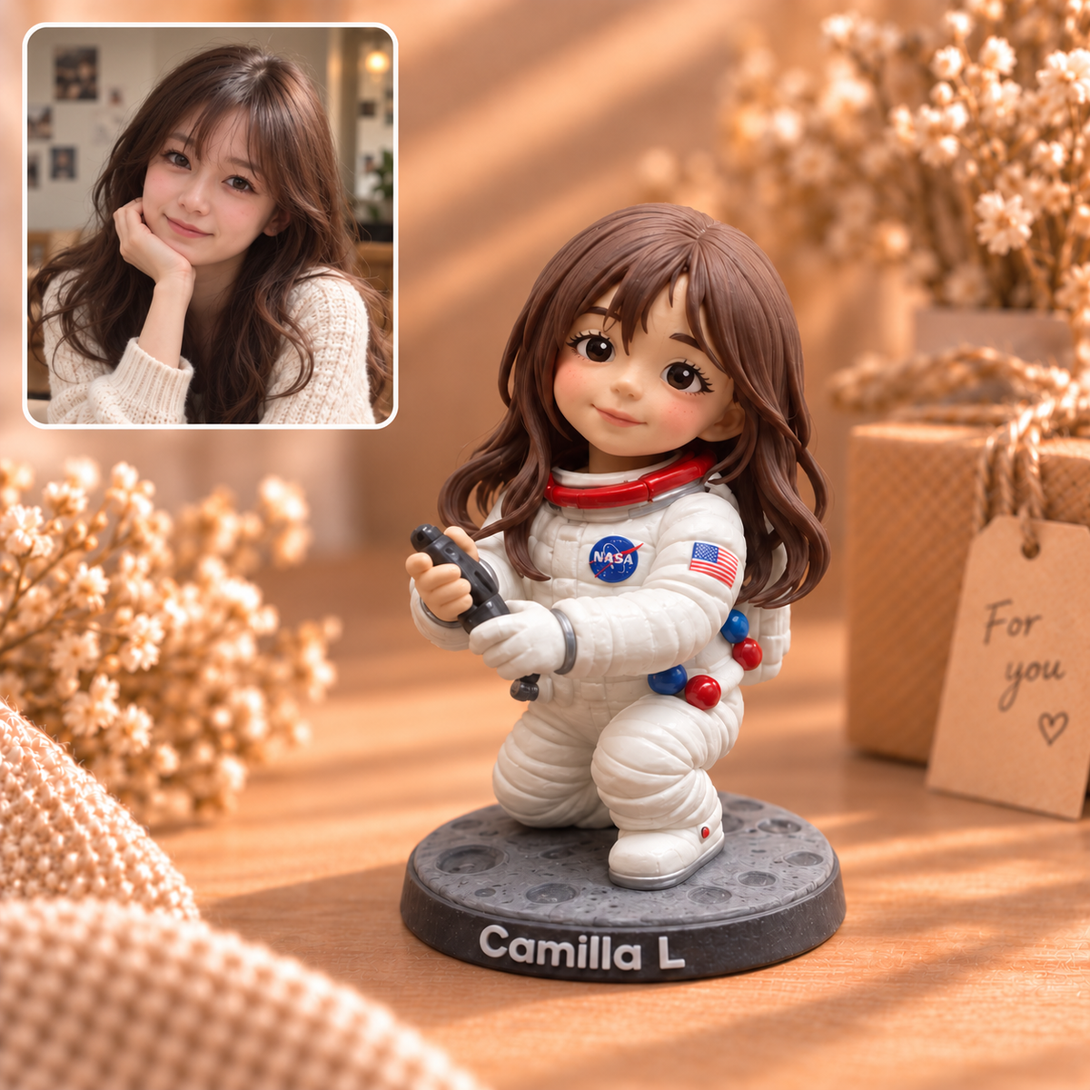 写真から作るカートゥーン 3Dフィギュア – ハンドメイド ソフトクレイ