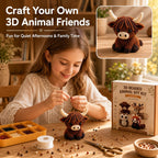 3D Perlen-Tier DIY Set – Kreatives Bastelset mit bunten Perlen