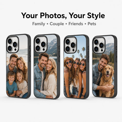 Personalisierte iPhone Handyhülle mit Foto – magnetische Hülle mit austauschbaren Rückplatten