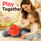Interaktives Musik-Fruchtspielzeug – Sensorisches Plüschtier mit Sound für Kinder & Familien