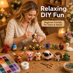 3D Perlen-Tier DIY Set – Kreatives Bastelset mit bunten Perlen