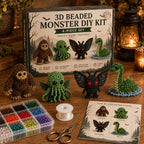 3D Perlen-Tier DIY Set – Kreatives Bastelset mit bunten Perlen