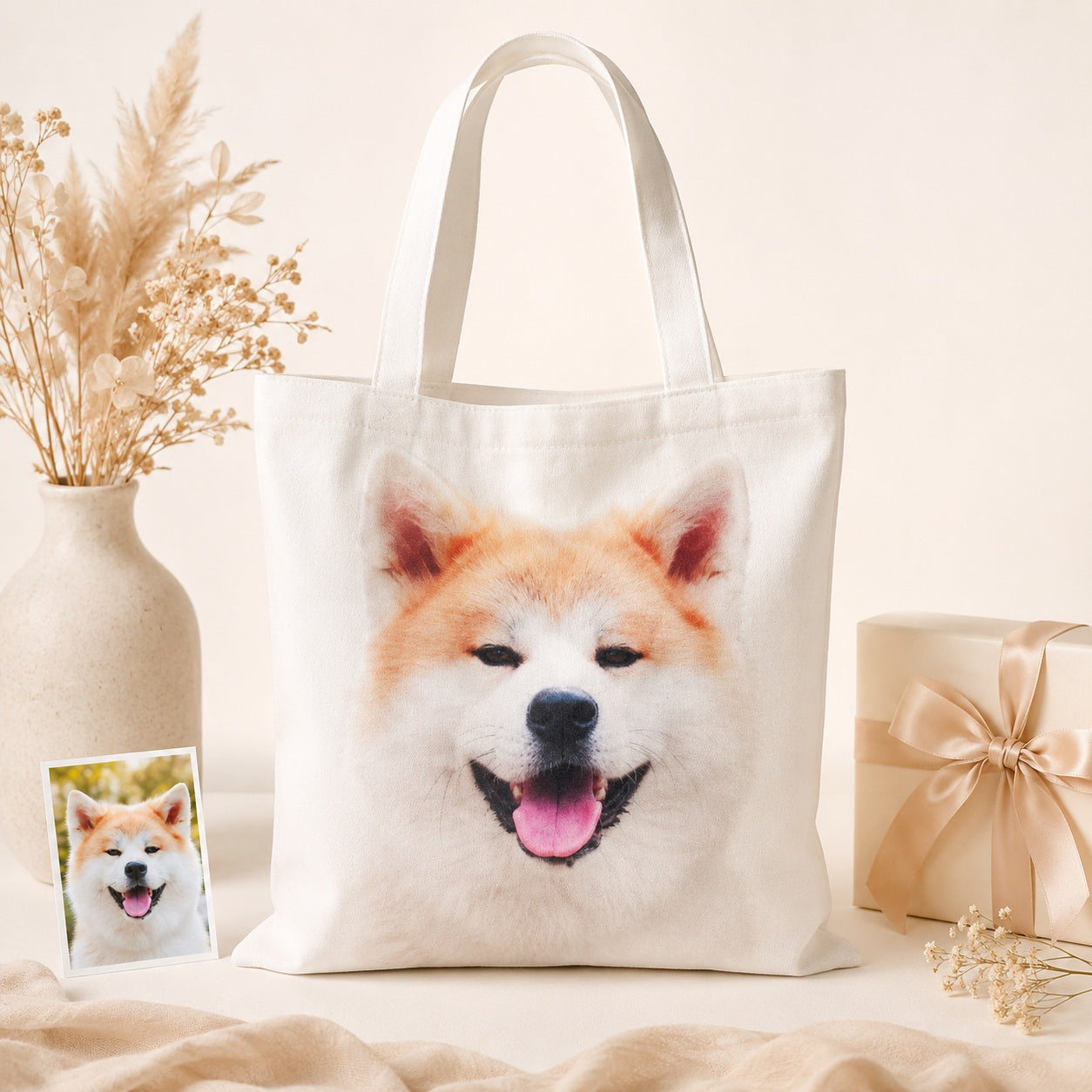 Personalisierte Foto Tote Bag – Baumwoll Tragetasche mit eigenem Bild