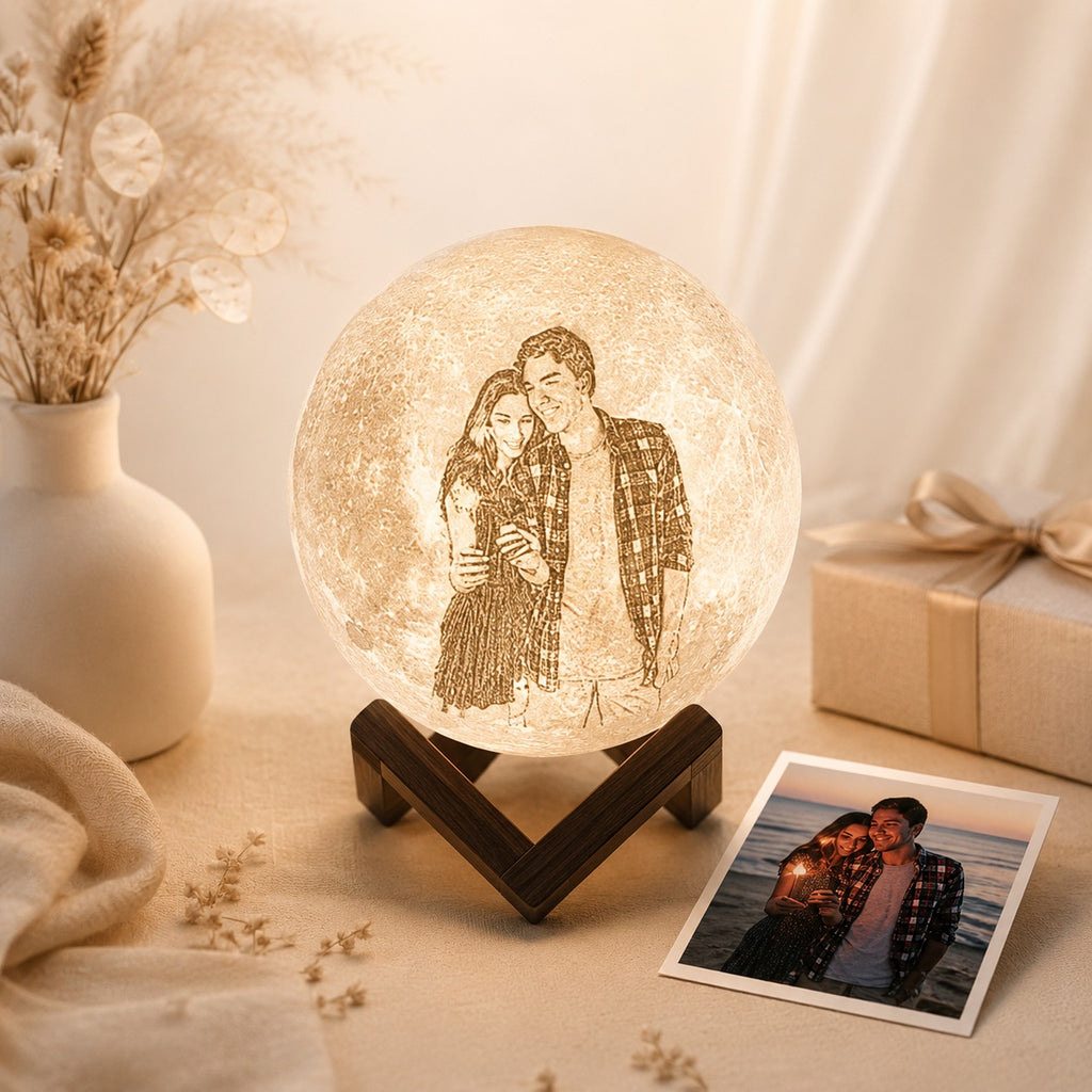 Personalisierte 3D Foto LED Lampe – Individuelles Nachtlicht mit Ihrem Bild