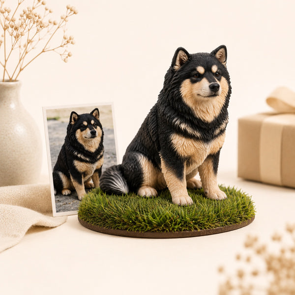 写真から作るオーダーメイド ペットフィギュア – ハンドメイド ソフトクレイ