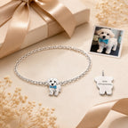 Personalisierte Foto Armband mit Gravur – Dezenter Erinnerungsschmuck für den Alltag