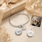 Personalisierte Foto Armband aus 925 Sterling Silber – Eleganter Erinnerungsschmuck