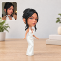 Personalisierte großköpfige Figur nach Foto