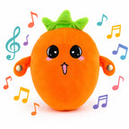 Interaktives Musik-Fruchtspielzeug – Sensorisches Plüschtier mit Sound für Kinder & Familien