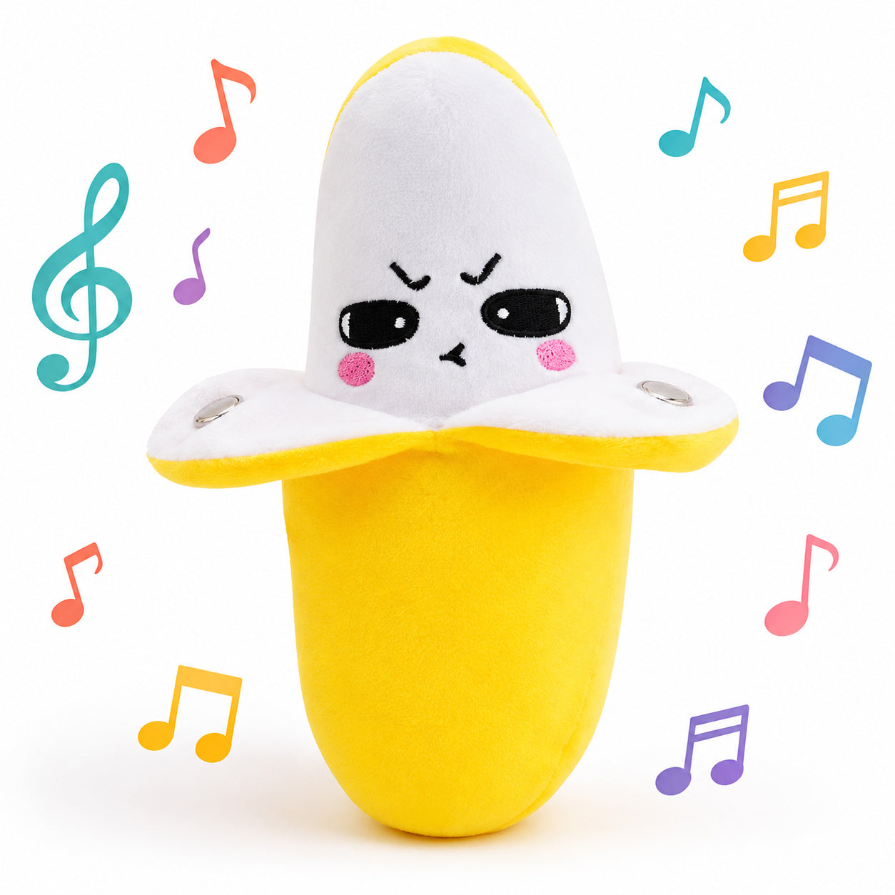 Interaktives Musik-Fruchtspielzeug – Sensorisches Plüschtier mit Sound für Kinder & Familien