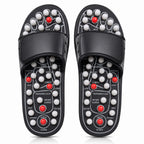 Fußmassage-Sandalen mit Massagepunkten – Wellness Hausschuhe für müde Füße, Geschenkidee für Eltern & Großeltern